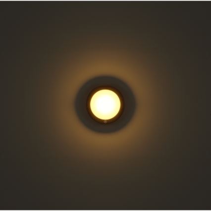 Globo - Applique murale tactile LED rechargeable LED/1,2W/3,7V Ø 15 cm 1800 mAh noir