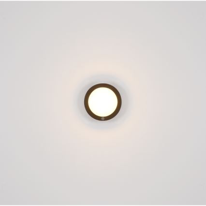 Globo - Applique murale tactile LED rechargeable LED/1,2W/3,7V Ø 15 cm 1800 mAh noir