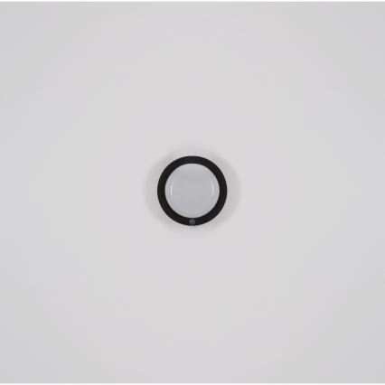 Globo - Applique murale tactile LED rechargeable LED/1,2W/3,7V Ø 15 cm 1800 mAh noir