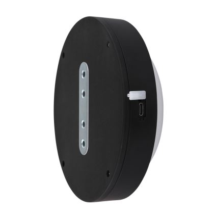 Globo - Applique murale tactile LED rechargeable LED/1,2W/3,7V Ø 15 cm 1800 mAh noir