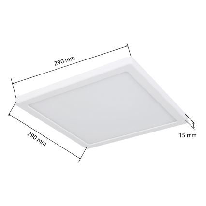 Globo - LED Plafondlamp LED/24W/230V 3000/4000/6500K wit