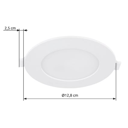 Globo - Spot encastrable LED/6W/230V 4000K d. 12,8 cm