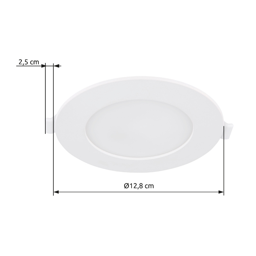 Globo - Spot encastrable LED/6W/230V 4000K d. 12,8 cm