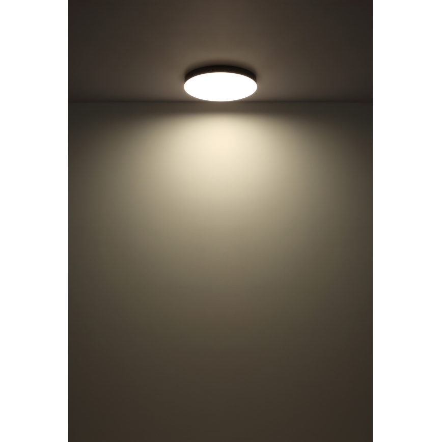 Globo - LED Plafondlamp LED/50W/230V 3000K/4000K/6500K diameter 50 cm zwart