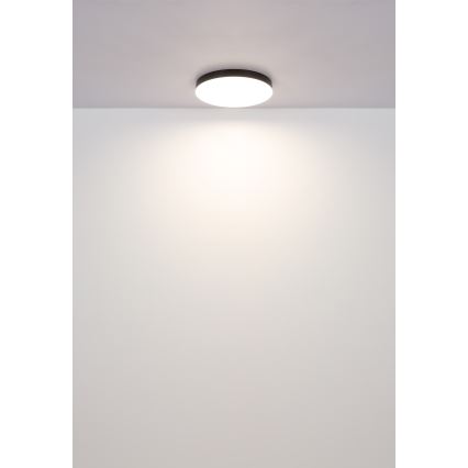 Globo - LED Plafondlamp LED/50W/230V 3000K/4000K/6500K diameter 50 cm zwart