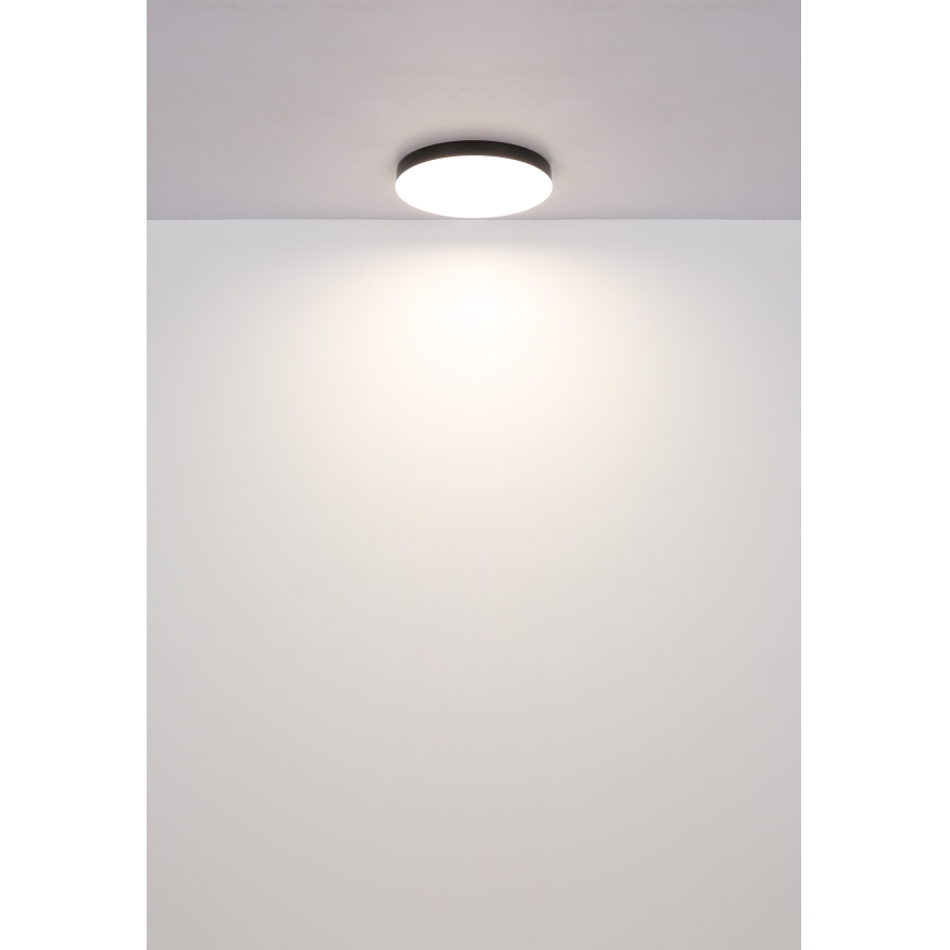 Globo - LED Plafondlamp LED/50W/230V 3000K/4000K/6500K diameter 50 cm zwart