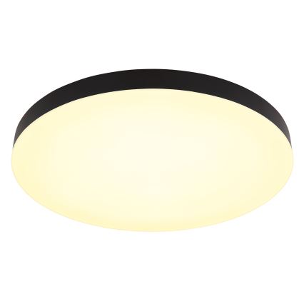 Globo - LED Plafondlamp LED/50W/230V 3000K/4000K/6500K diameter 50 cm zwart