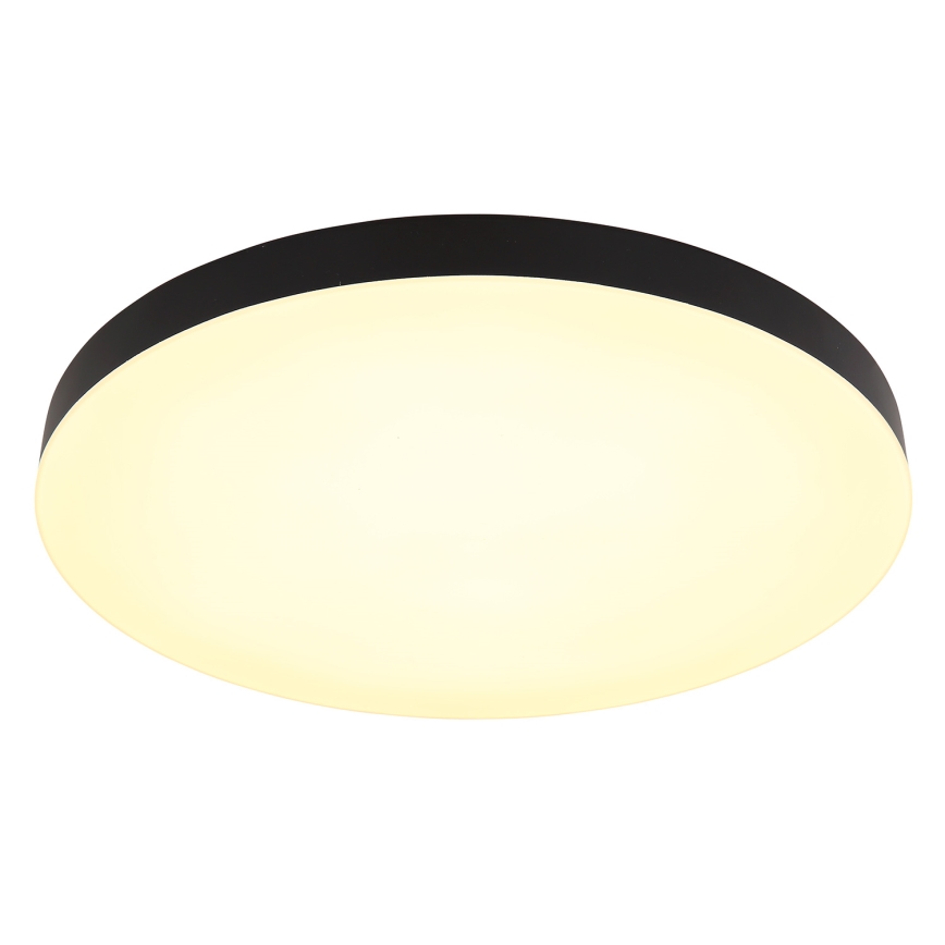 Globo - LED Plafondlamp LED/50W/230V 3000K/4000K/6500K diameter 50 cm zwart