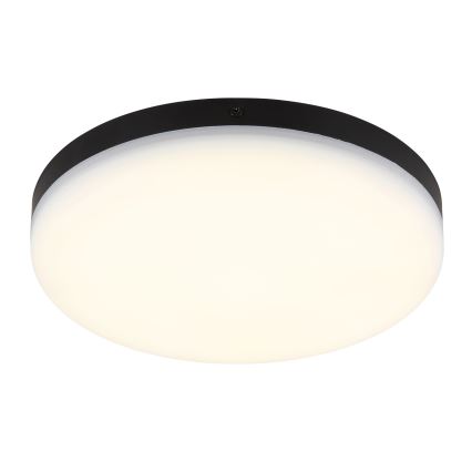 Globo - LED Plafondlamp LED/12W/230V 4000K diameter 22 cm zwart