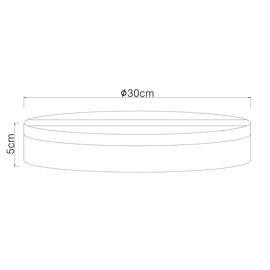 Globo - LED Plafondlamp LED/18W/230V 4000K diameter 30 cm wit