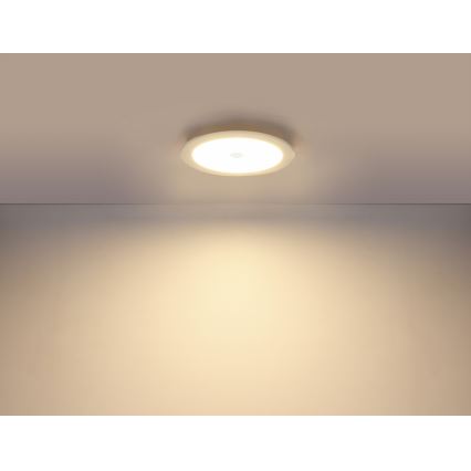 Globo - Luminaire encastré LED pour salle de bains avec détecteur LED/18W/230V IP44
