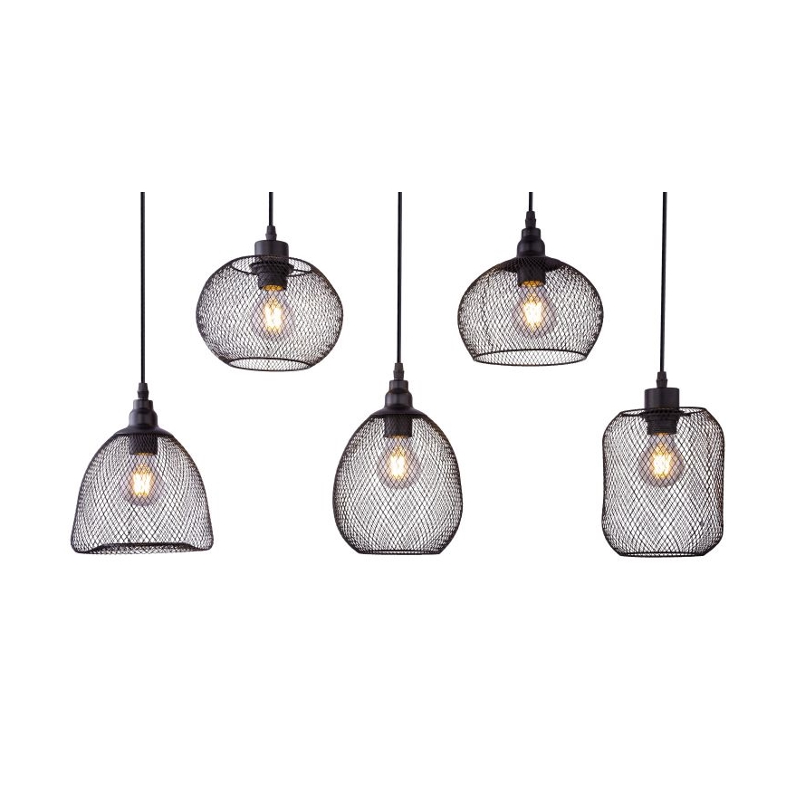 Globo - Hanglamp aan een koord 5xE27/60W/230V