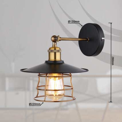 Globo - Applique murale 1xE27/60W/230V