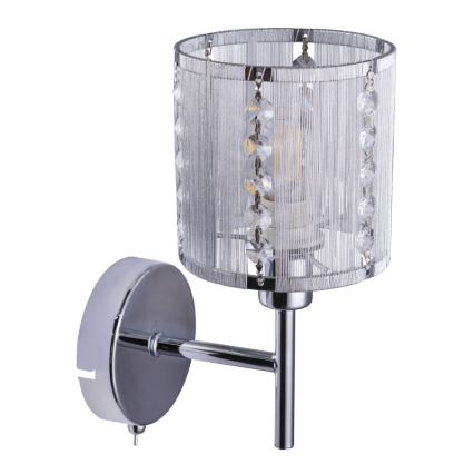 Globo - Wandlamp 1xE14/40W/230V mat chroom