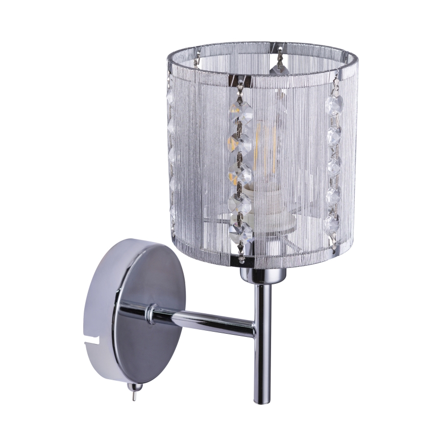 Globo - Wandlamp 1xE14/40W/230V mat chroom