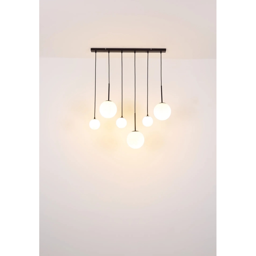 Globo - Hanglamp aan een koord 3xE27/9W/230V + 3xG9/5W