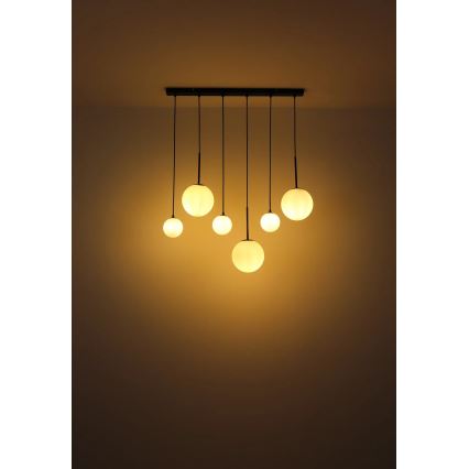 Globo - Suspension filaire 3xE27/9W/230V + 3xG9/5W