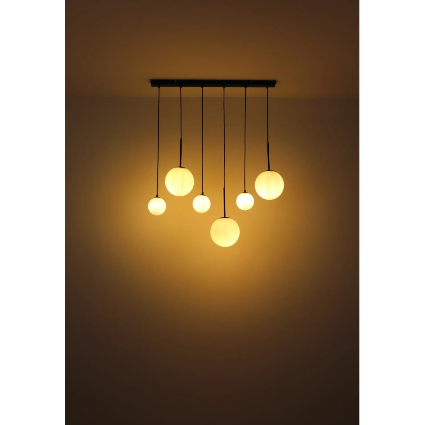 Globo - Suspension filaire 3xE27/9W/230V + 3xG9/5W