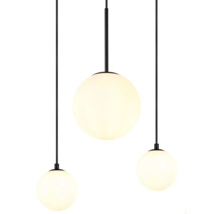 Globo - Suspension filaire 3xE27/9W/230V + 3xG9/5W