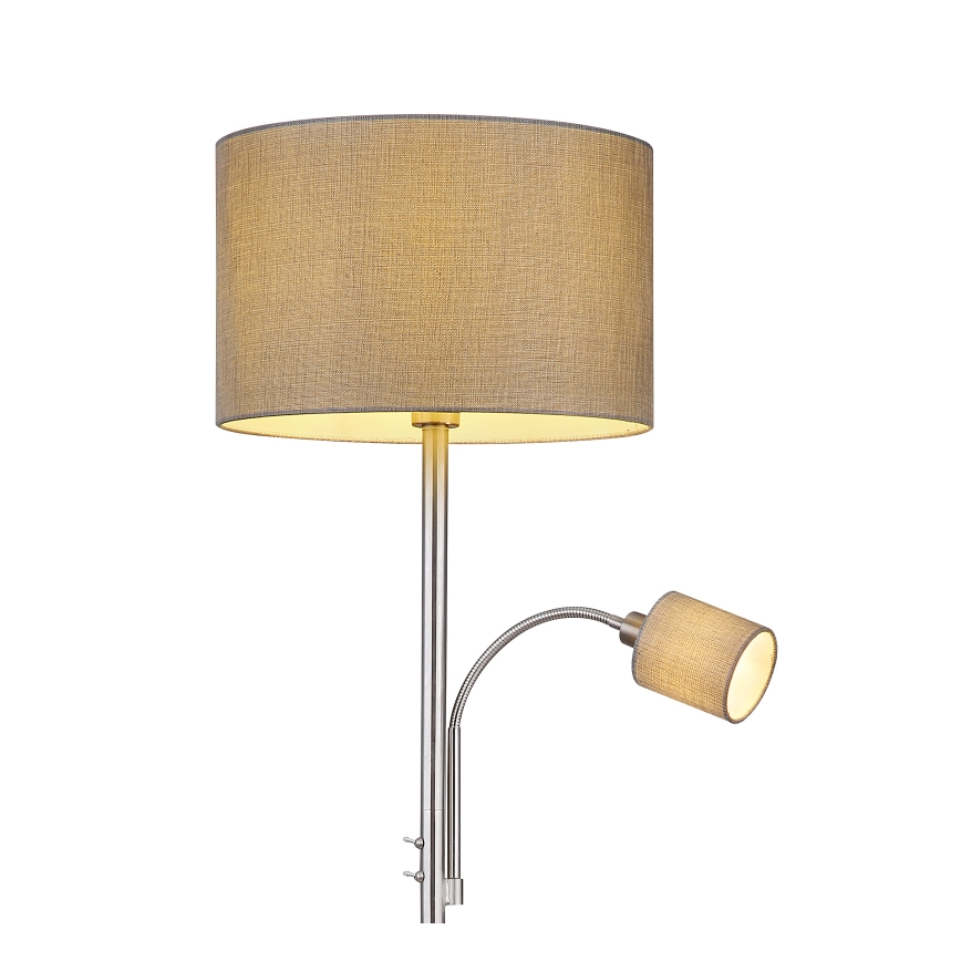Globo - Vloerlamp 1x E27 / 40W / 230V + 1x E14 / 25W