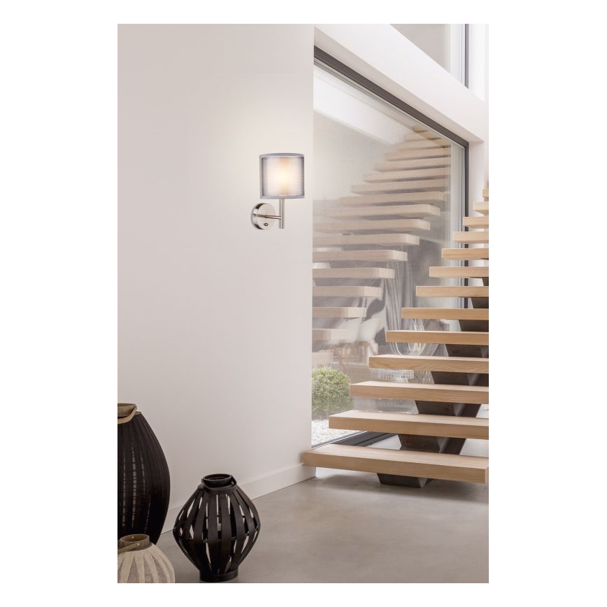 Globo 15190W - Wandlamp THEO 1x E14 / 40W / 230V