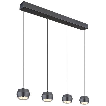 Globo - Suspension filaire 4xLED/6W/230V
