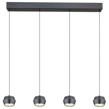 Globo - Suspension filaire 4xLED/6W/230V