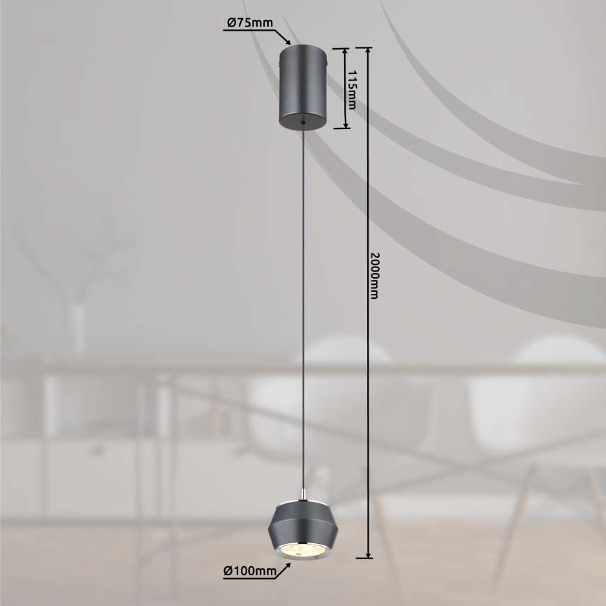 Globo - Suspension filaire LED/6W/230V