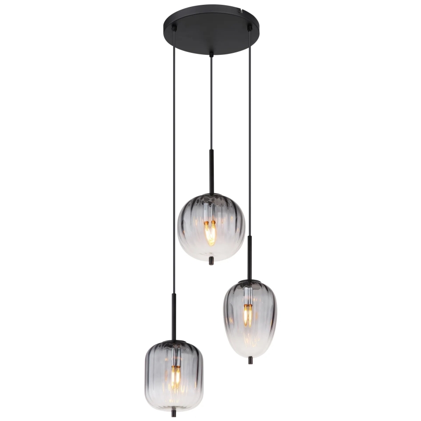 Globo - Suspension filaire 3xE14/40W/230V