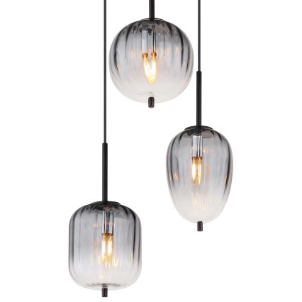 Globo - Suspension filaire 3xE14/40W/230V