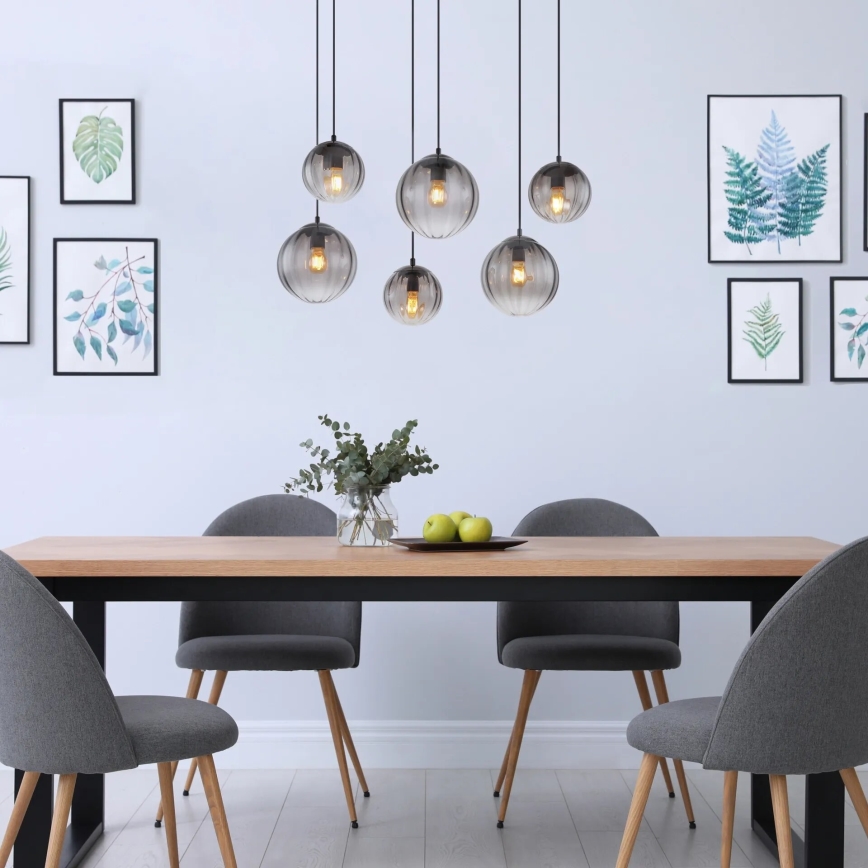 Globo - Hanglamp aan een koord 6xE27/60W/230V