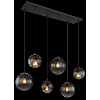 Globo - Hanglamp aan een koord 6xE27/60W/230V
