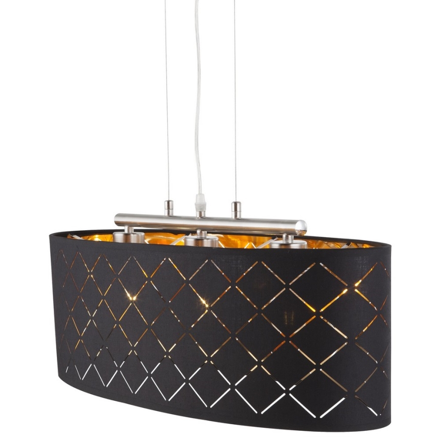 Globo - Hanglamp aan koord 3xE27/60W/230V