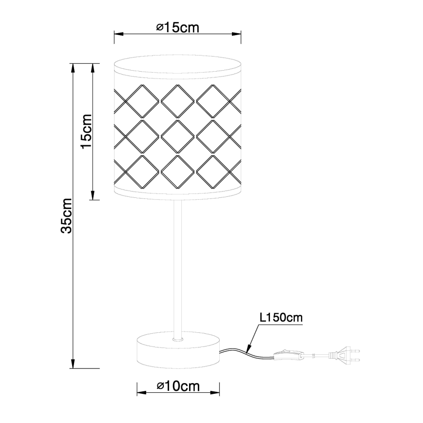 Globo - Tafellamp 1xE14/40W/230V