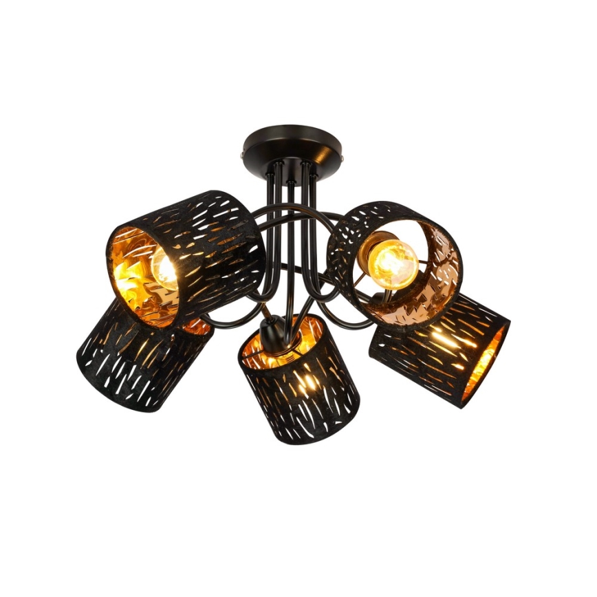 Globo 15264-5D - Plafondlamp TUXON 5xE14/25W/230V