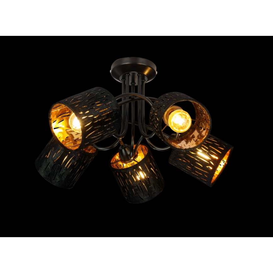Globo 15264-5D - Plafondlamp TUXON 5xE14/25W/230V