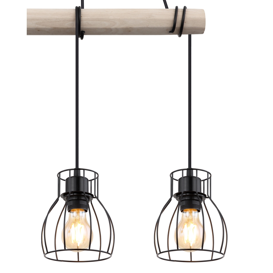 Globo - Hanglamp aan een koord 3xE27/40W/230V