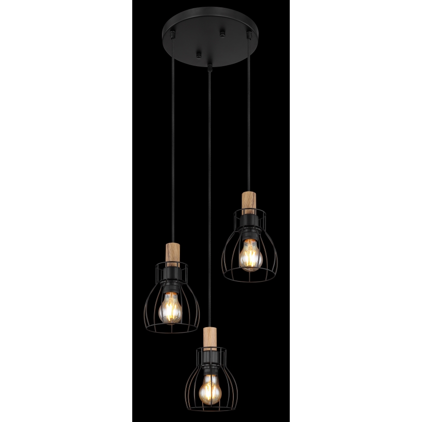 Globo - Hanglamp aan een koord 3xE27/40W/230V