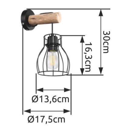 Globo - Wandlamp 1xE27/40W/230V