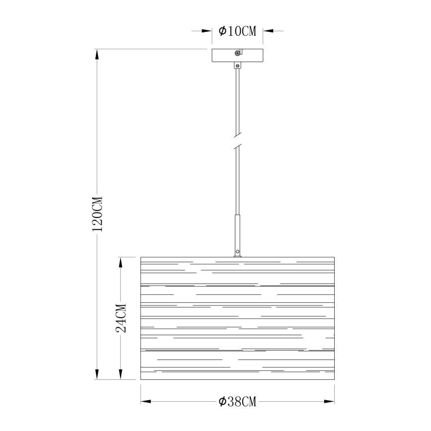 Globo 15342 - Hanglamp aan koord TUNNO 1xE27/40W/230V