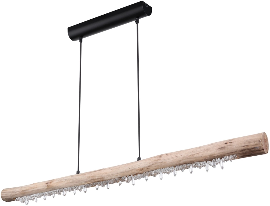 Globo 15354-20 - Dimbare LED-hanglamp FELICITAS met kabel LED/25W/230V beige