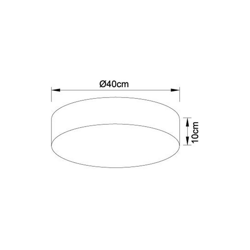 Globo - LED dimbare plafondlamp LED/24W/230V 3000-6000K + afstandsbediening