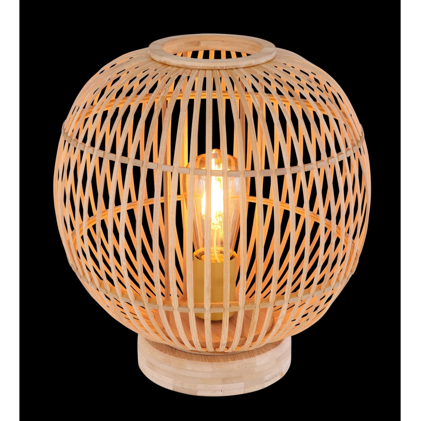 Globo - Tafellamp 1xE27/60W230V bamboe