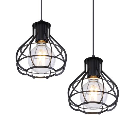 Globo - Kroonluchter aan koord 4x E27 / 60W / 230V