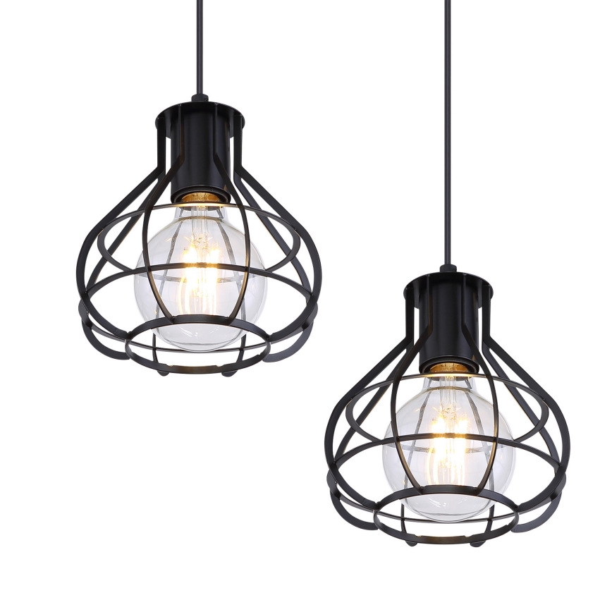 Globo - Kroonluchter aan koord 4x E27 / 60W / 230V