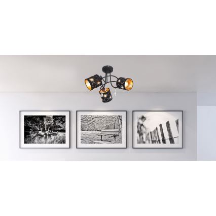Globo - Hanglamp met vaste pendel 3xE14/25W/230V