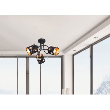 Globo - Hanglamp met vaste pendel 3xE14/25W/230V
