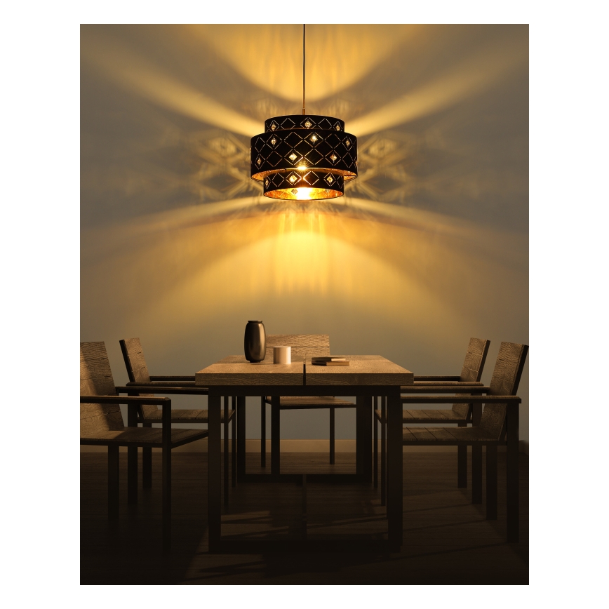 Globo 15448H1 - Hanglamp aan een koord ABBEY 1xE27/60W/230V