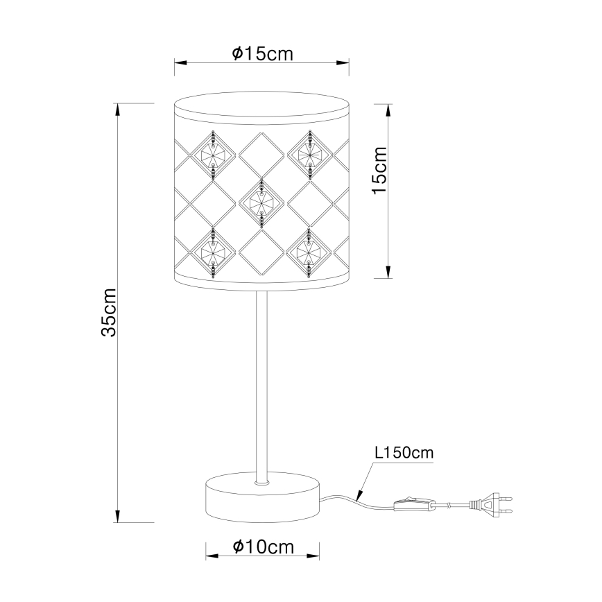 Globo - Tafellamp 1xE14/40W/230V