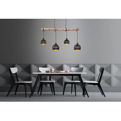 Globo - Hanglamp aan koord 4xE27/40W/230V